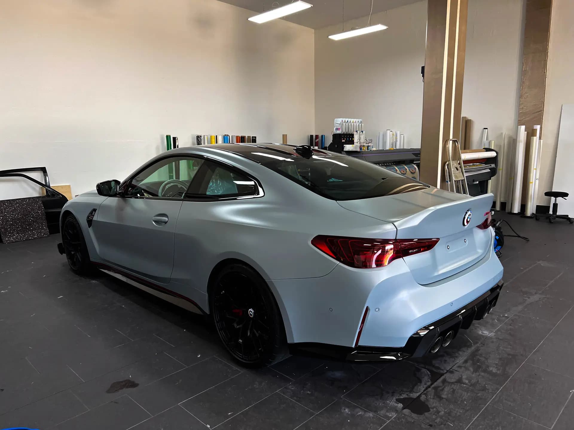 BMW M4 mit Lackschutzfolie